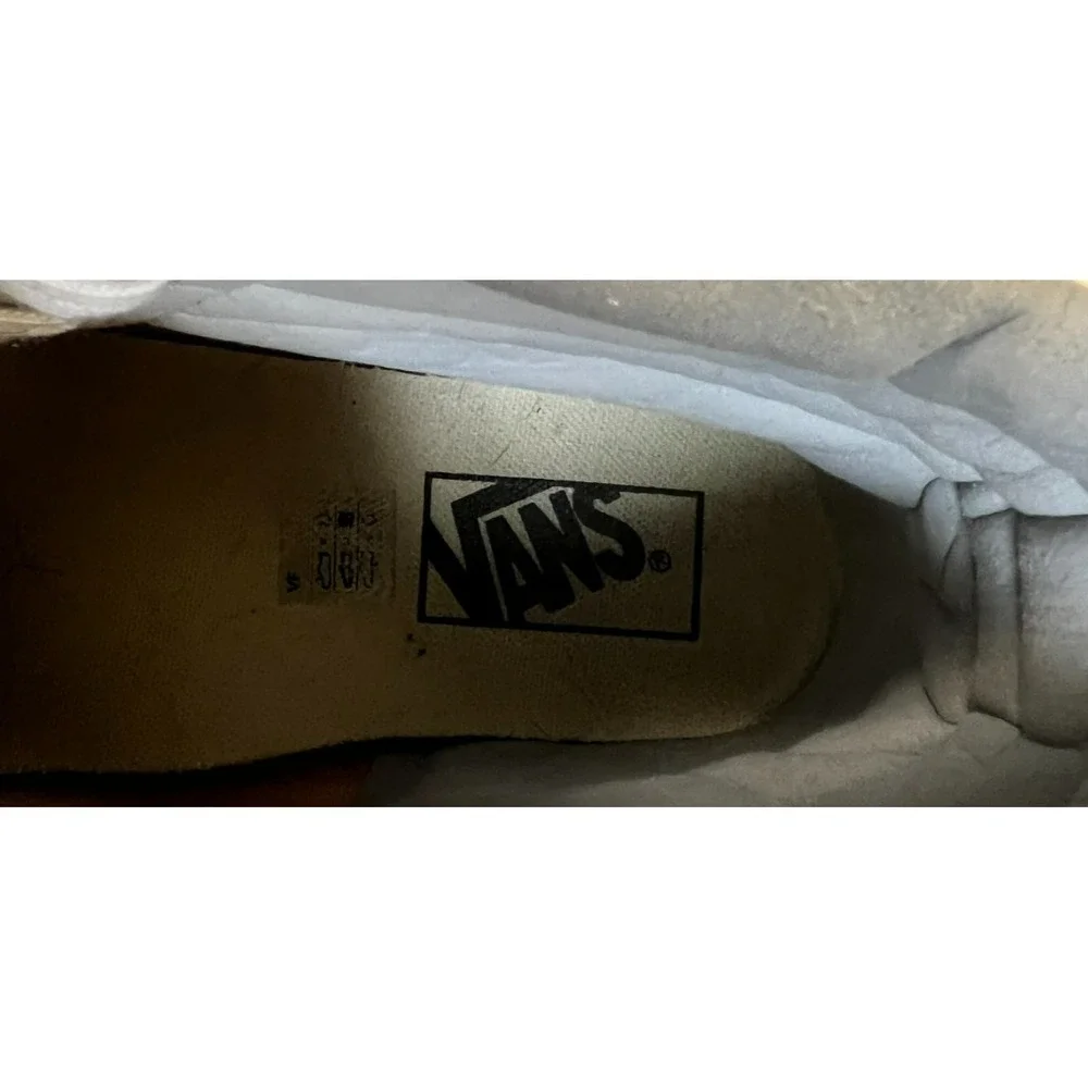 VANS Off the Wall SK8-Hi Reissue Sneaker High Top Pink Leather White Contrast, 9